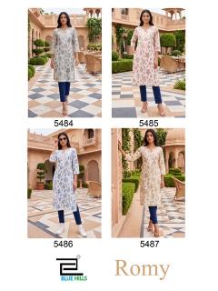 Blue hills romy  kurti wholesale new bombay market